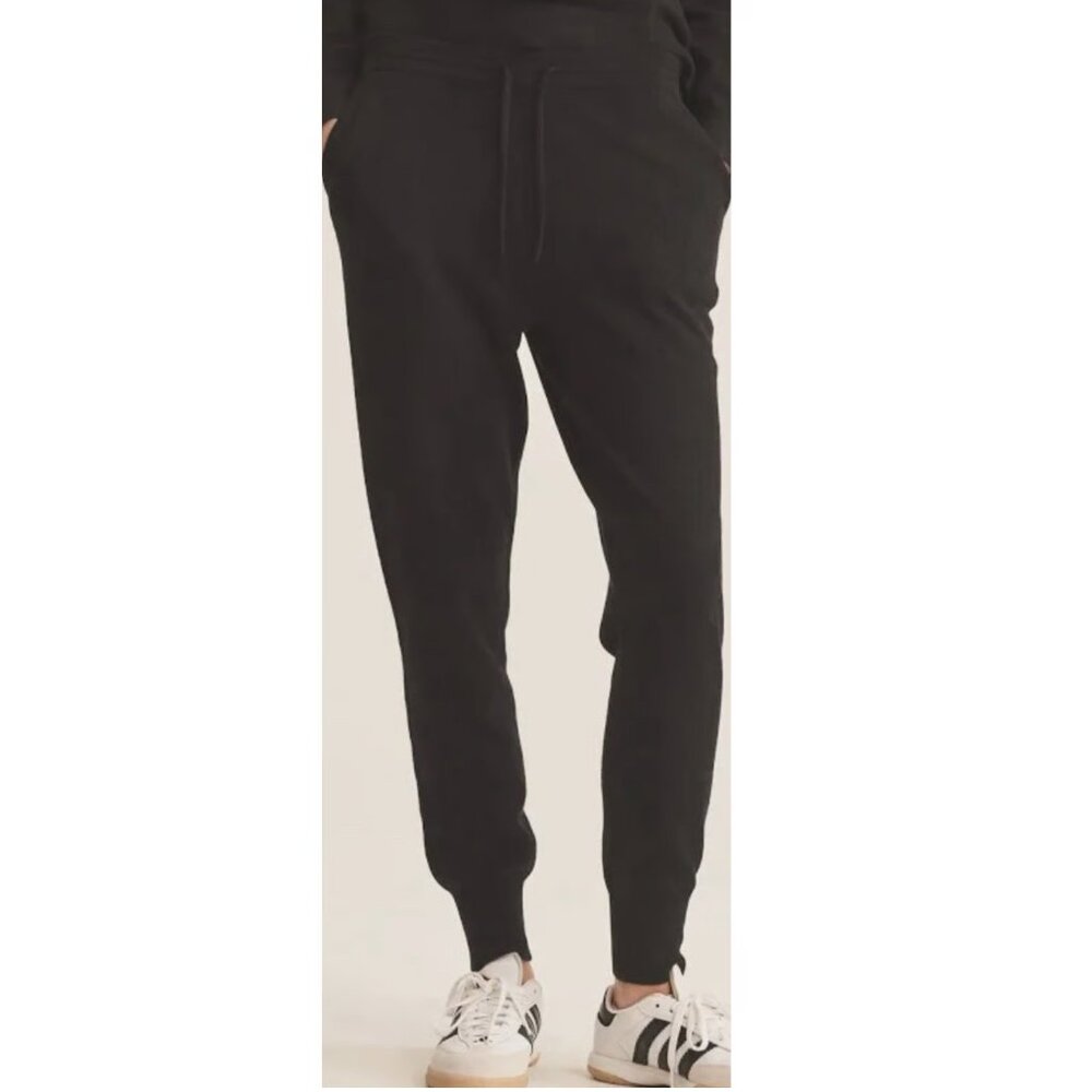 NWT $228 UNSUBSCRIBED CASHMERE JOGGER PANTS IN BLACK SIZE XS